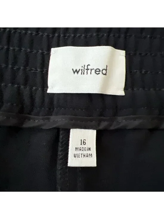 Wilfred Alanya High Waisted Wide Leg Crepe Trousers Womens 16 Full Length - Picture 3 of 15